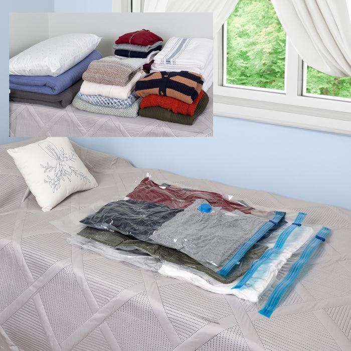 Honey Can Do Clear Vacuum Storage Or Travel Bags (25-Pack)