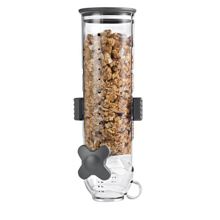 honey can do Clear Wall Mount Single Cereal Dispenser