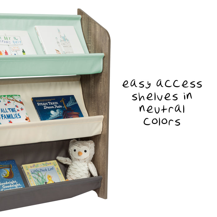 Honey Can Do Explore + Store 38" 3-Tier Kids Book Rack