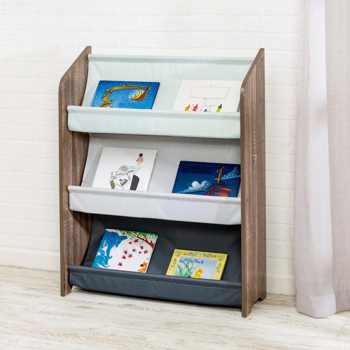 Honey Can Do Explore + Store 38" 3-Tier Kids Book Rack