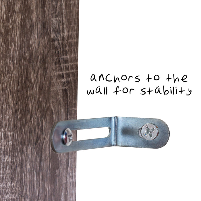 Honey Can Do Explore + Store 38" 3-Tier Kids Book Rack