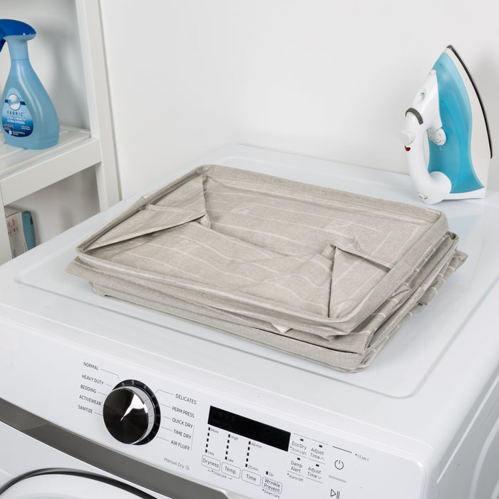 Honey Can Do Foldable Fabric Laundry Hampers With Handles (Set Of 2)