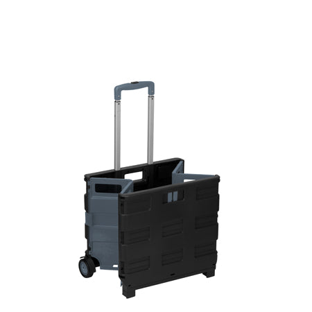 Honey Can Do Gray Folding Rolling Utility Cart With Handle