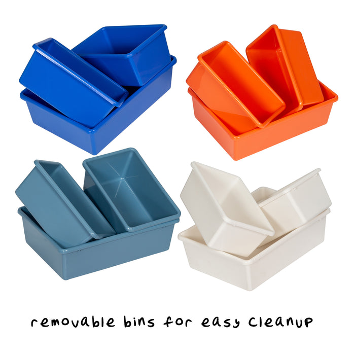 Honey Can Do Gray/Multi 12-Bin Kids Toy Storage Organizer