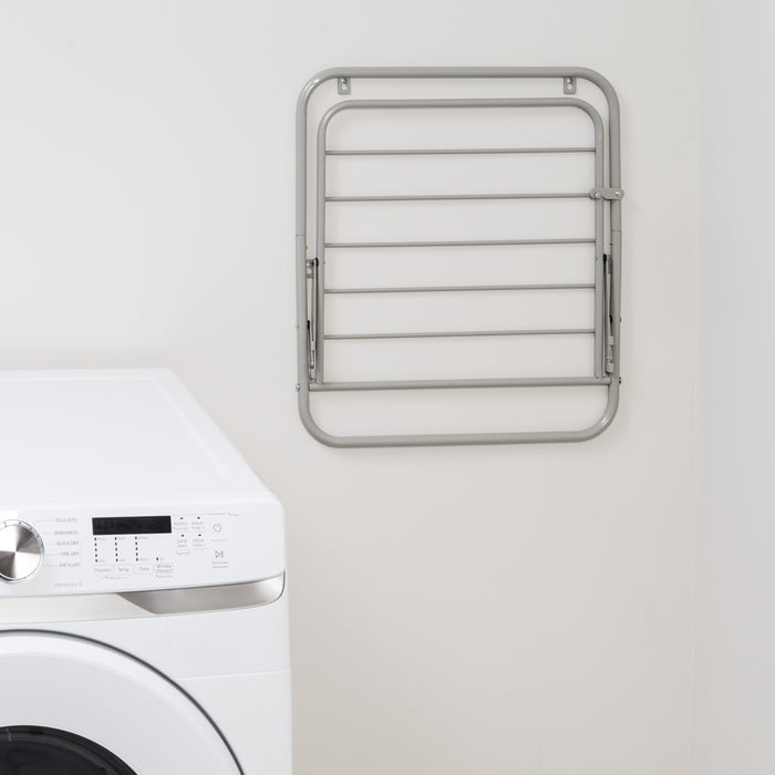 Honey Can Do Gray Over-the-Door Or Wall Mount Folding Drying Rack