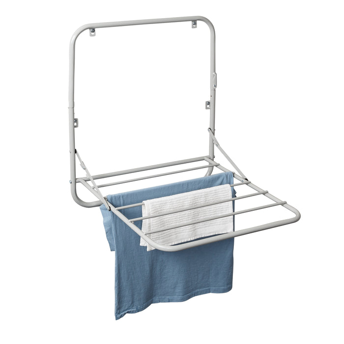 honey can do Gray Over-the-Door or Wall Mount Folding Drying Rack