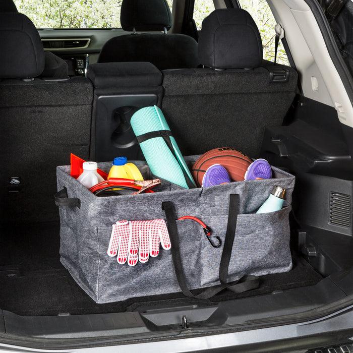 Honey Can Do Gray Polyester Folding Large Trunk Organizer