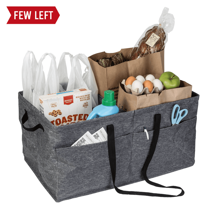 honey can do Gray Polyester Folding Large Trunk Organizer