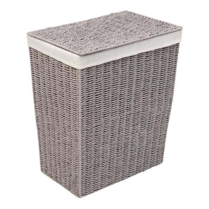 Honey Can Do Gray Twisted Paper Rope 7-Piece Storage Basket Set