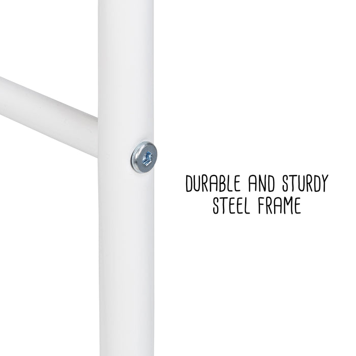 Honey Can Do Gray/White 6-Bin Rolling Storage Or Craft Cart