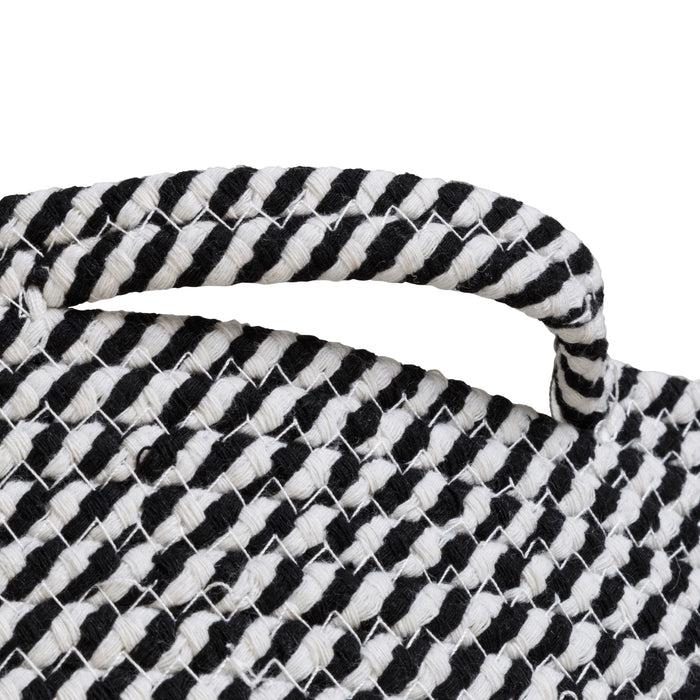 Honey Can Do Gray/White Cotton Rope Nesting Baskets (Set Of 3)