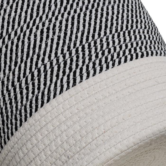 Honey Can Do Gray/White Cotton Rope Nesting Baskets (Set Of 3)