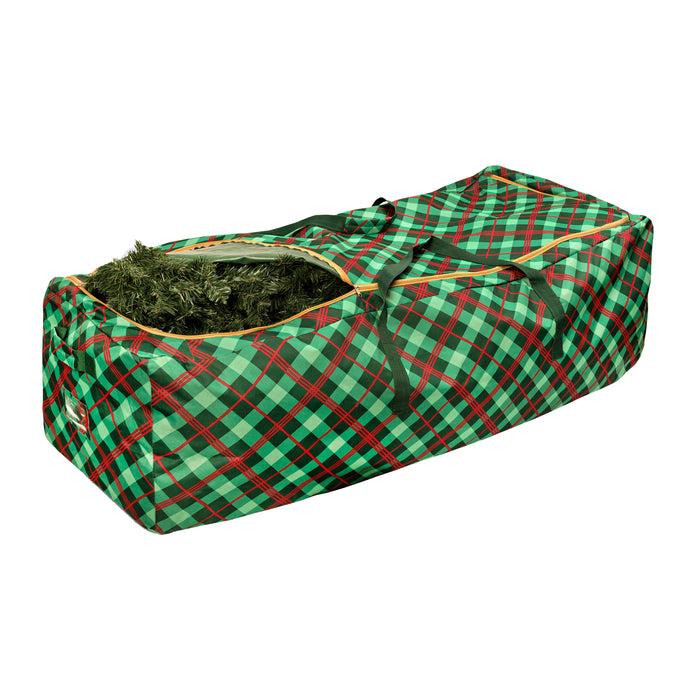 honey can do Green Plaid Rolling Tree Storage Bag (Up to 10 Feet)