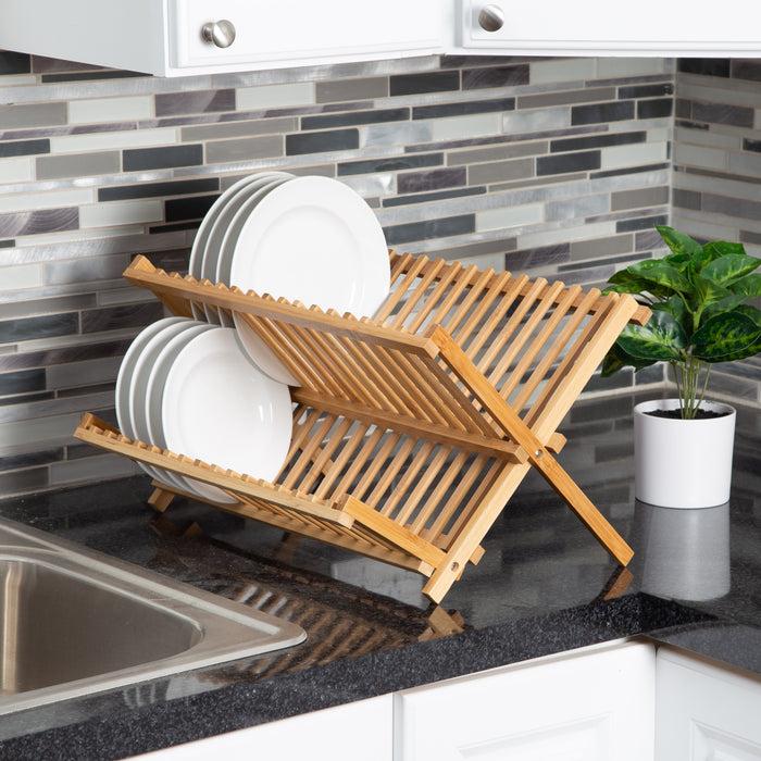 Honey Can Do Bamboo Dish Drying Rack