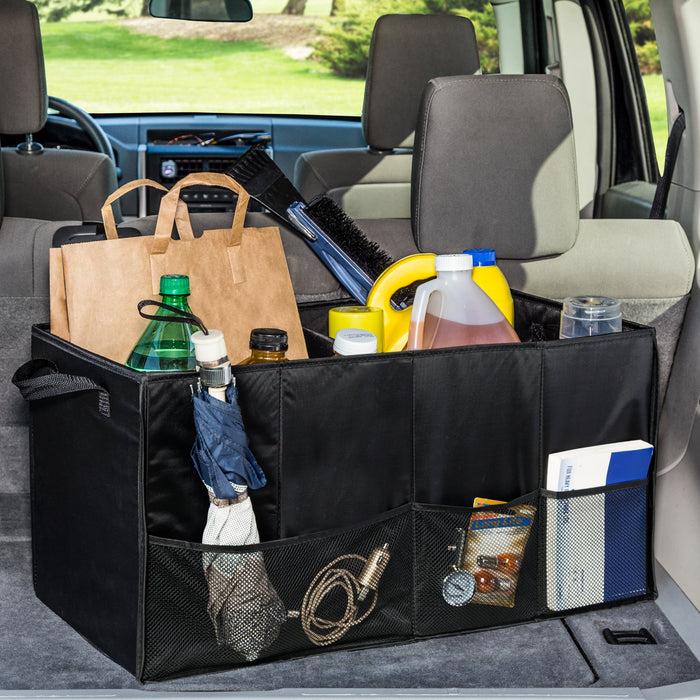 Honey Can Do Black Large Folding Trunk Organizer