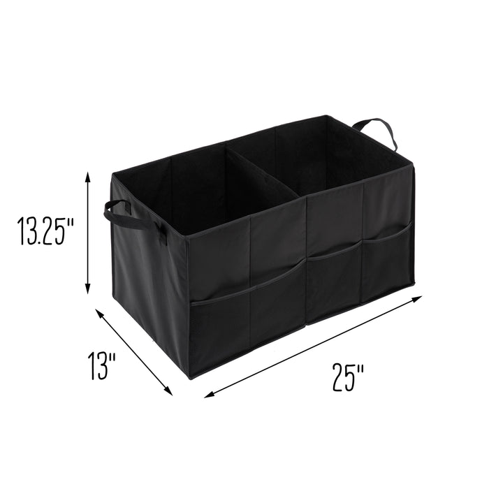 Honey Can Do Black Large Folding Trunk Organizer