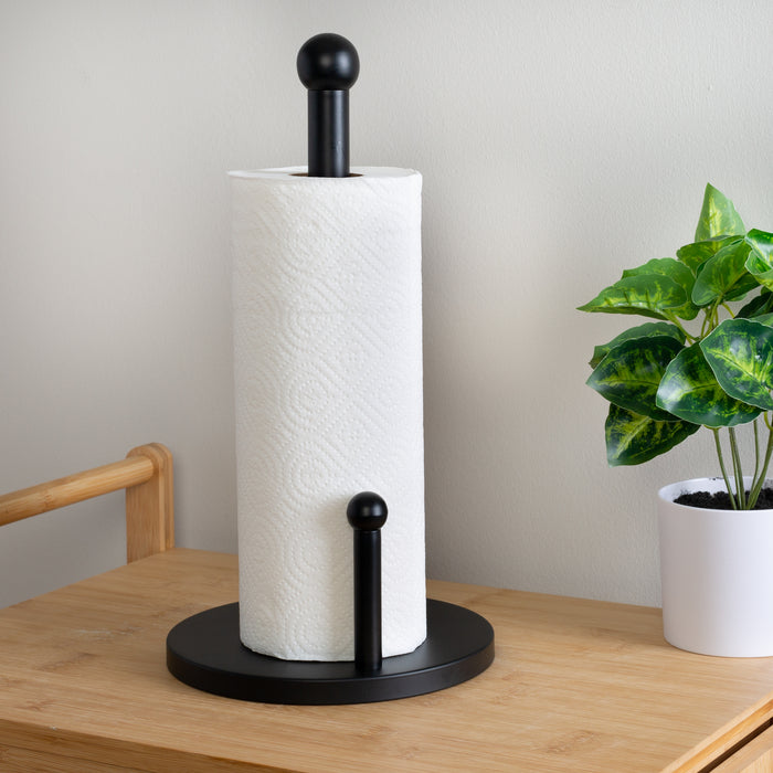 Honey Can Do Black Paper Towel Holder