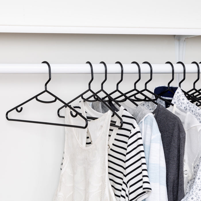 Honey Can Do Black Plastic Recycled Hangers