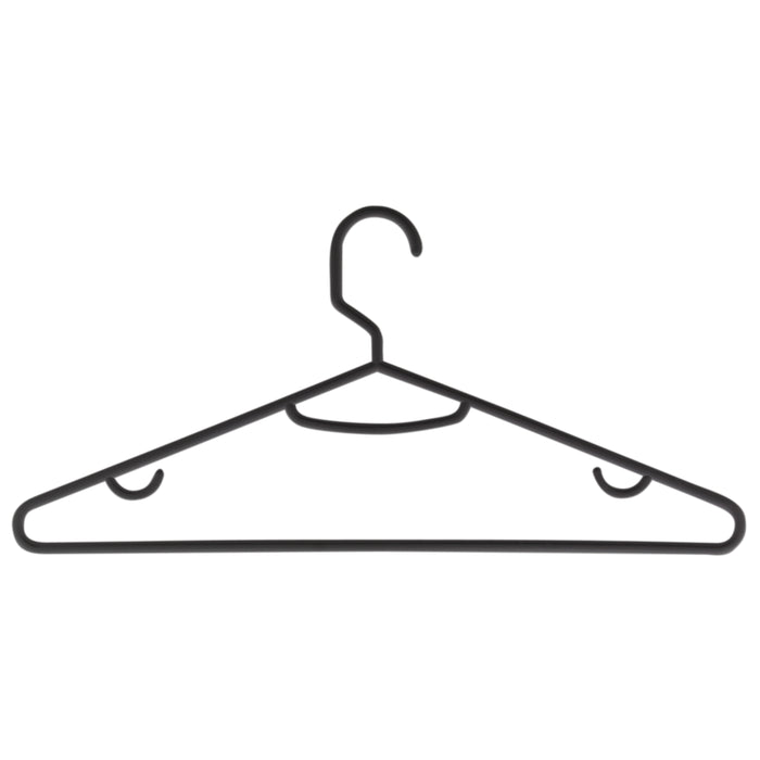 Honey Can Do Black Plastic Recycled Hangers