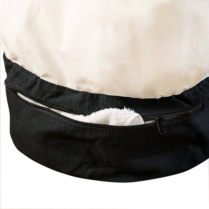 Honey Can Do Black/White Duffle Style Laundry Bag