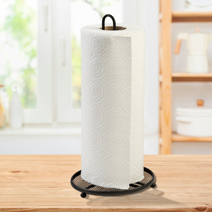 Honey Can Do Black Wire Paper Towel Holder