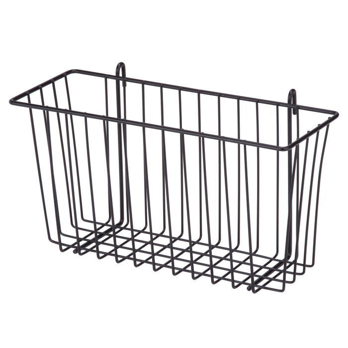 honey can do Black Wire Shelving Basket