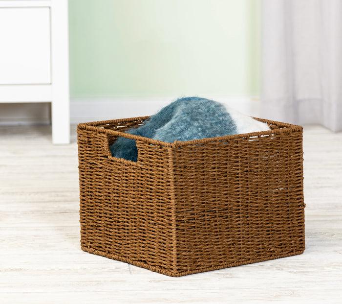 Honey Can Do Brown Paper Rope Storage Crate