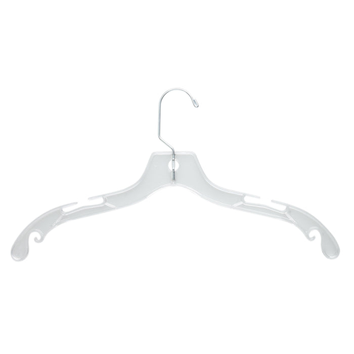 honey can do Clear Plastic Shirt Hangers (24-Pack)