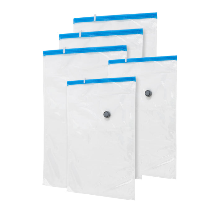 Honey Can Do Clear Vacuum Bags (5-Piece Combo Set)