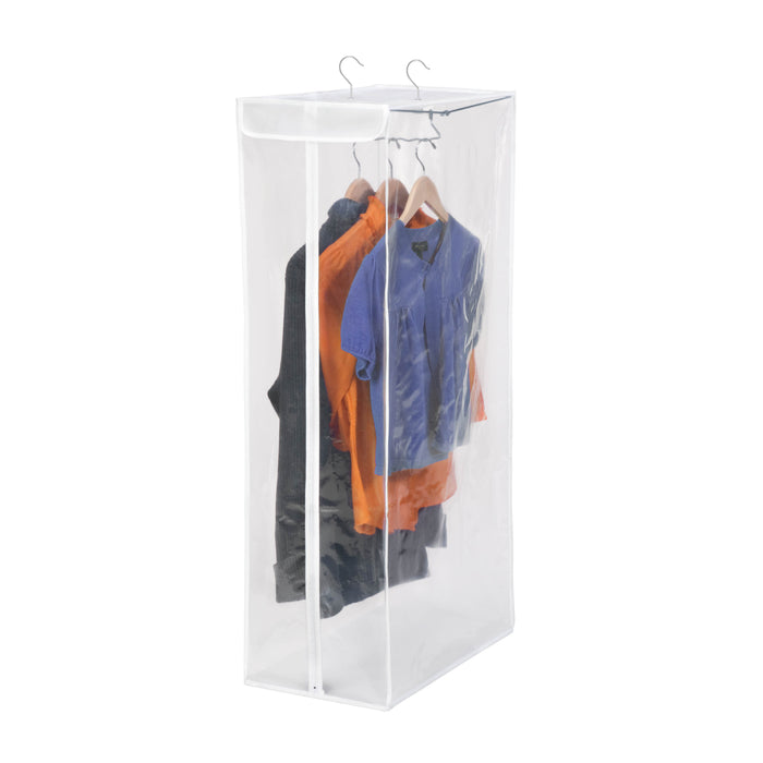 honey can do Clear/White Short Garment Storage Bag