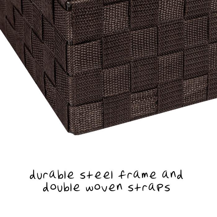 Honey Can Do Espresso 4-Compartment Desk Organizer