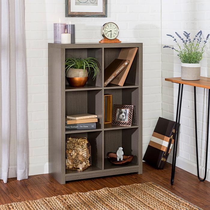Honey Can Do Gray Laminate 6-Cube Organizer