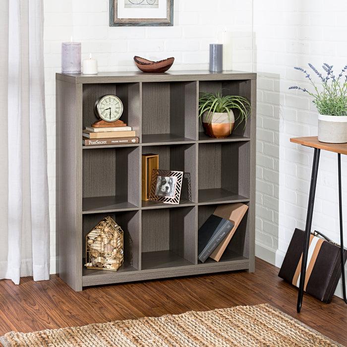 Honey Can Do Gray Laminate 9-Cube Organizer