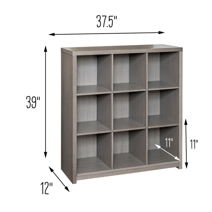 Honey Can Do Gray Laminate 9-Cube Organizer