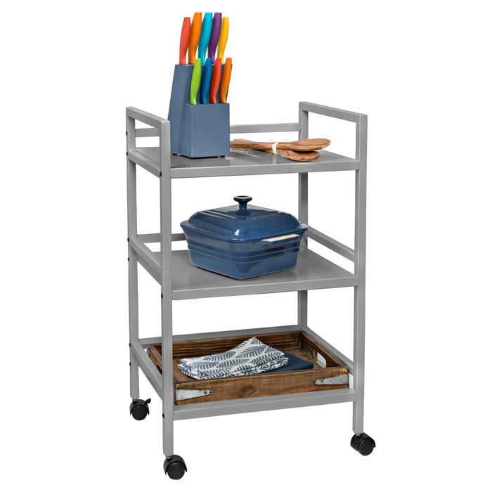 honey can do Gray Metal Multi-Purpose Cart