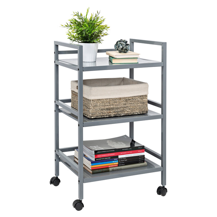 Honey Can Do Gray Metal Multi-Purpose Cart