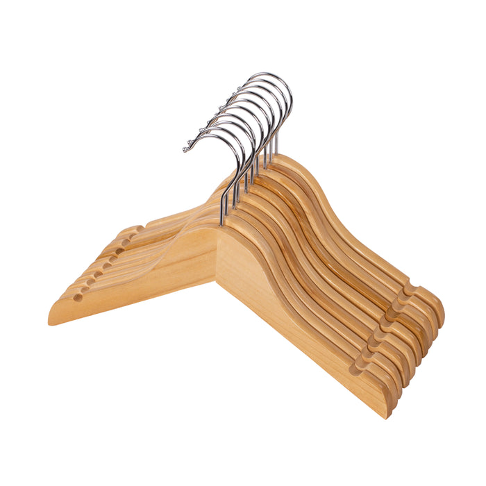Honey Can Do Kids Wood Shirt Hangers (10-Pack)