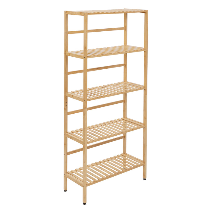 honey can do Natural 5-Tier Bamboo Bookshelf