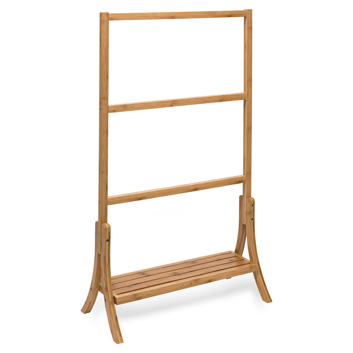 Honey Can Do Natural Bamboo 3-Tier Towel Rack