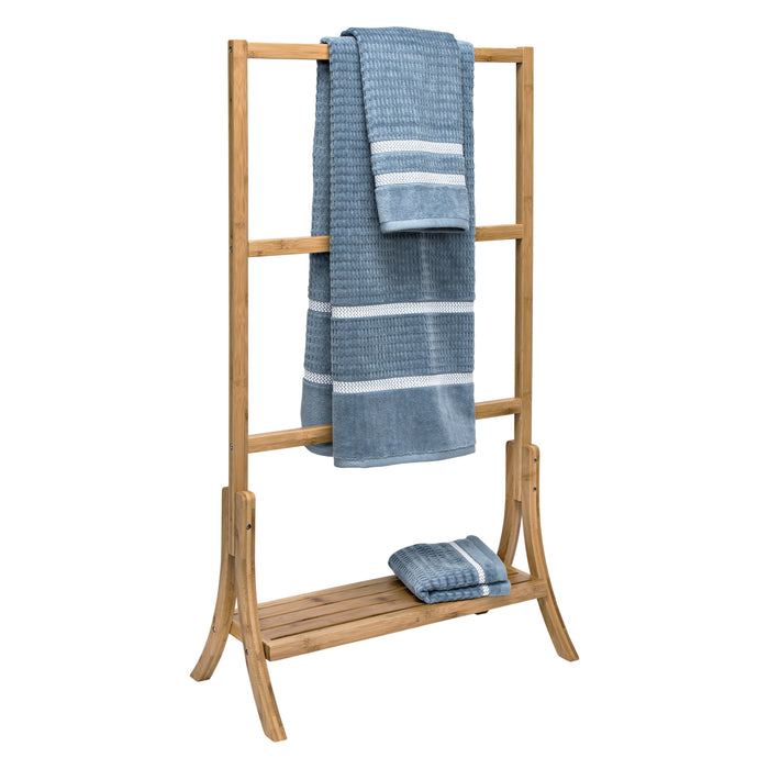 honey can do Natural Bamboo 3-Tier Towel Rack