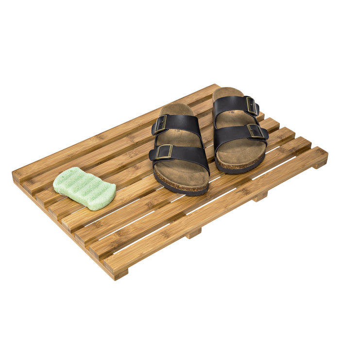 honey can do Natural Bamboo Bath Mat