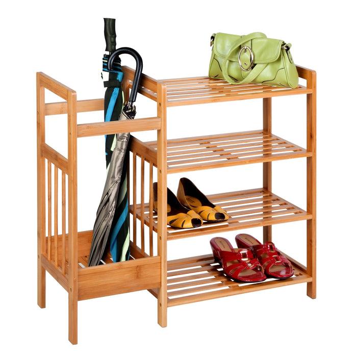 honey can do Natural Bamboo Entryway Organizer