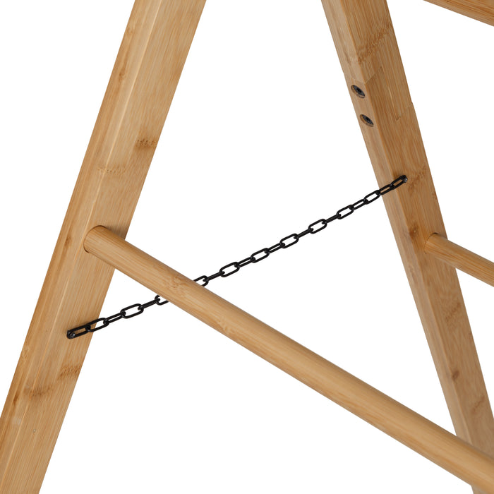 Honey Can Do Natural Bamboo Folding Ladder Rack