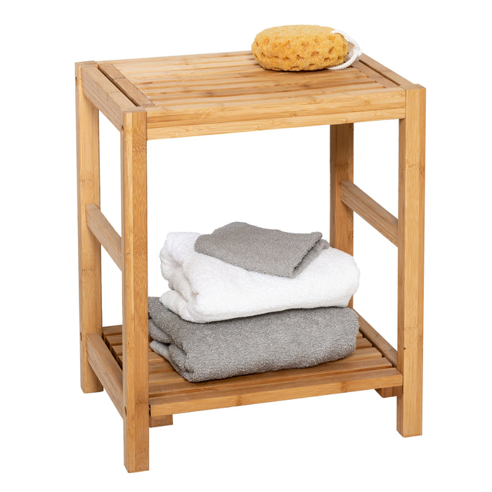 honey can do Natural Bamboo Spa Storage Bench