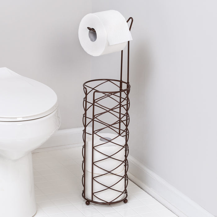 Honey Can Do Oil-Rubbed Bronze Toilet Paper Holder