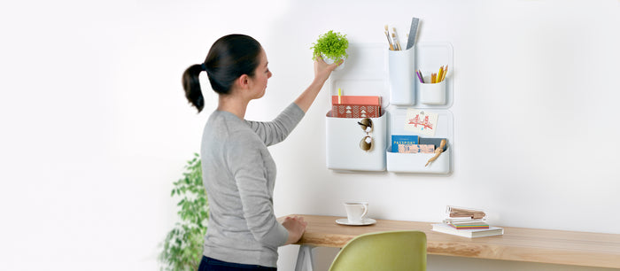 Honey Can Do Perch White Bigger Biggy Organizer