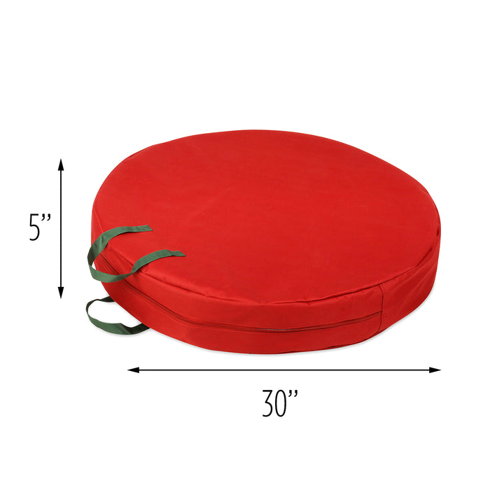 Honey Can Do Red 30-Inch Wreath Storage Bag