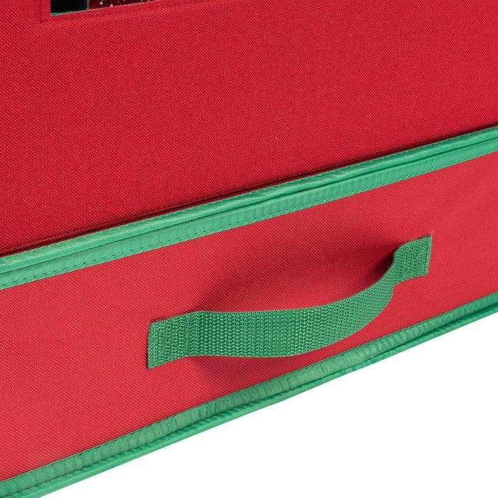 Honey Can Do Red Holiday Décor Storage Box