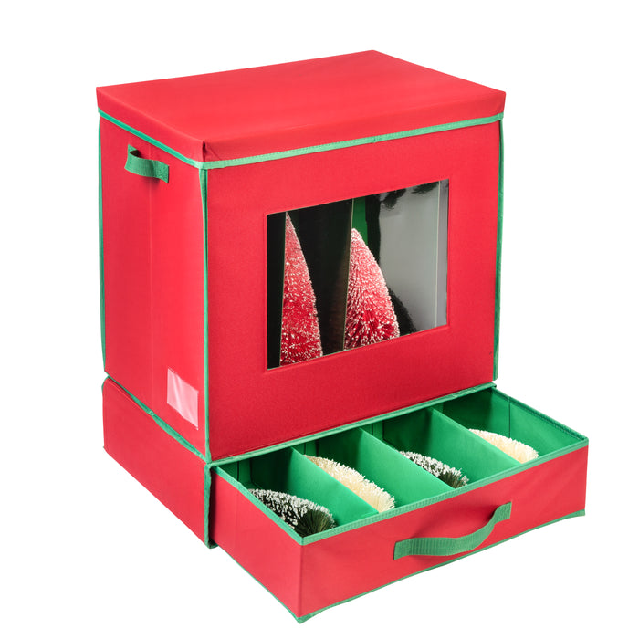 honey can do Red Holiday Décor Storage Box