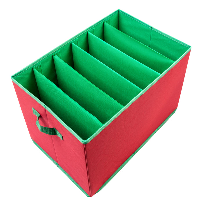 Honey Can Do Red Holiday Light Storage Box
